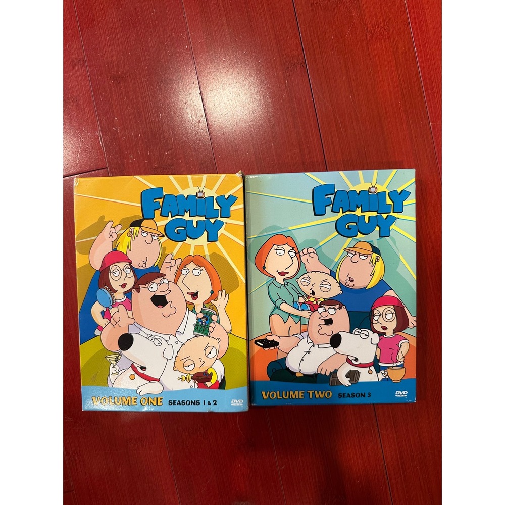 Family Guy DVD Volume 1 & 2 Seasons 1-3 Animated Comedy TV Series Box Set
